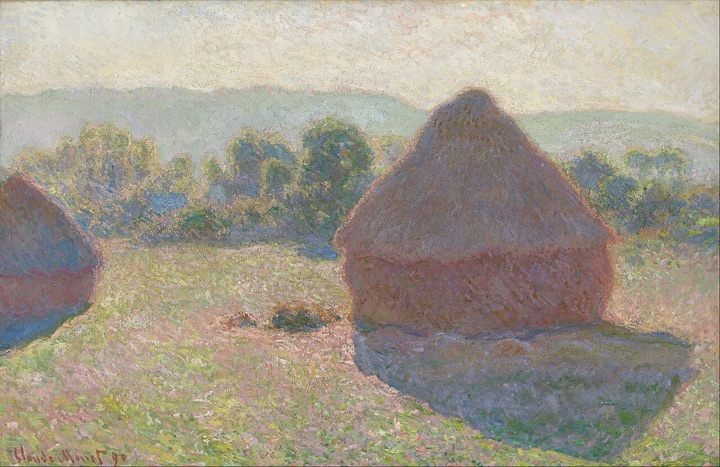 Monet — Grainstack at midday