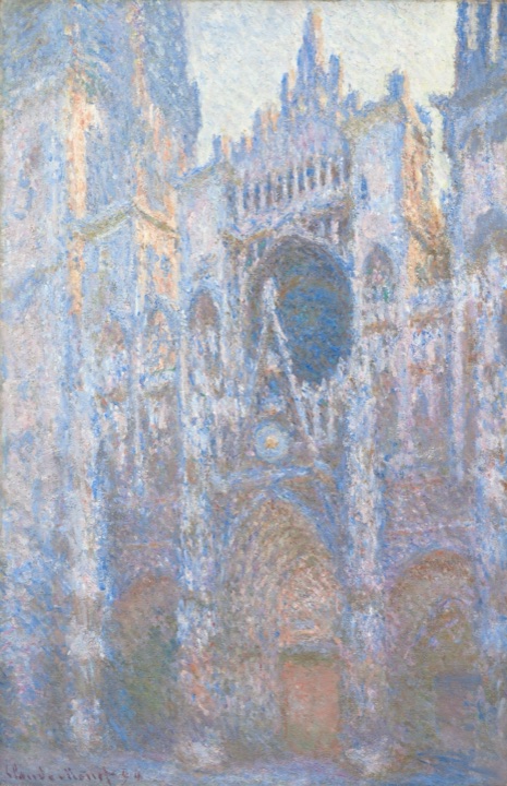 Monet — Rouen Cathedral in blue light